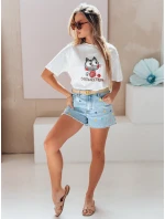 Dámské džínové šortky STARSHINE blue FashionStreet SY0463 Dámské džínové šortky STARSHINE blue FashionStreet SY0463