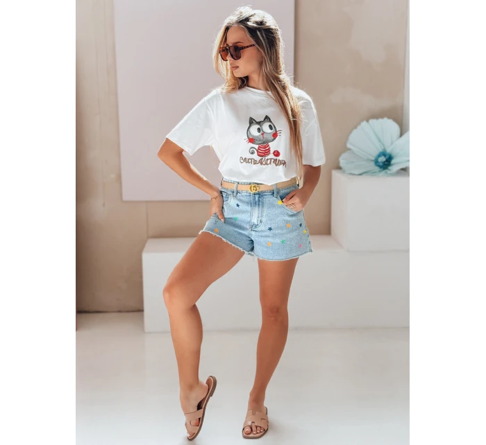 Dámské džínové šortky STARSHINE blue FashionStreet SY0463 Dámské džínové šortky STARSHINE blue FashionStreet SY0463