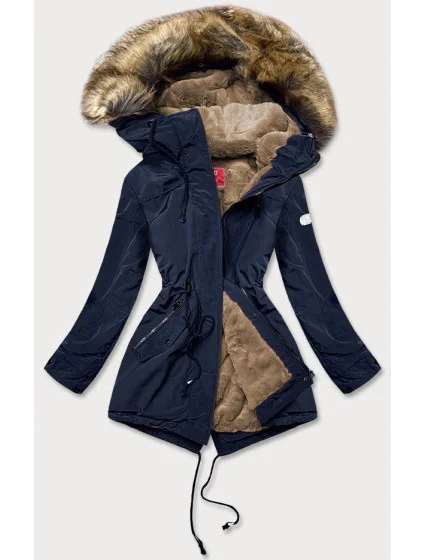 PARKA DAMSKA Z  GRANATOWA model 21243408 - LHD