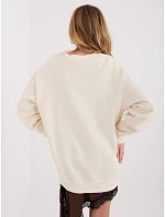 Bawełniana damska bluza basic Goodlookin ecru model 21935970 - Factory Price Bawełniana damska bluza basic Goodlookin ecru model 21935970 - Factory Price