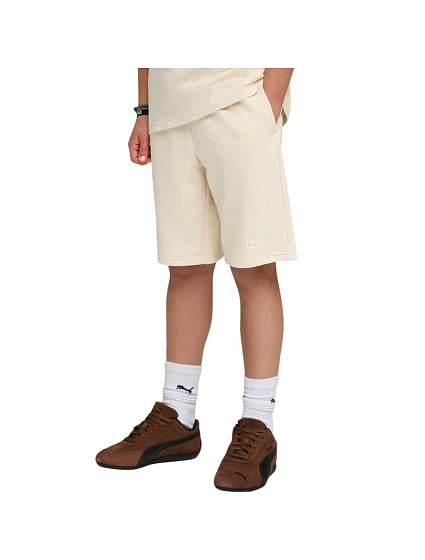 Dětské šortky Puma ESS Small No.1 Logo, béžové, 692974 87