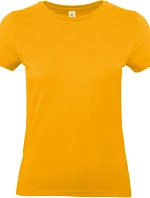 B&C #E190 /women Dámské tričko z těžké bavlny 01.004T apricot