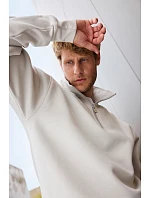 Daiber JN 831 Pracovní mikina s 1/4 zipem 02.0831 grey heather Daiber JN 831 Pracovní mikina s 1/4 zipem 02.0831 grey heather