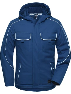 Daiber JN 886 Pracovní softshellová polstrovaná bunda - Solid 02.0886 dark royal
