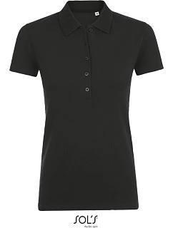 SOL'S Phoenix Women Dámské elastické piqué polo model 22522645 black