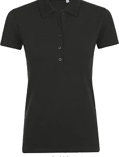 SOL'S Phoenix Women Dámské elastické piqué polo model 22522645 black