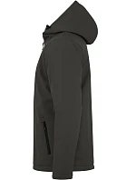 Clique Padded Hooded Softshell Men Pánská zateplená softshellová bunda s kapucí 67.0952 dark grey Clique Padded Hooded Softshell Men Pánská zateplená softshellová bunda s kapucí 67.0952 dark grey