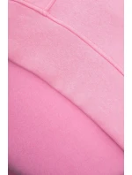 Zateplený set s mikinou s kapucí světle růžový