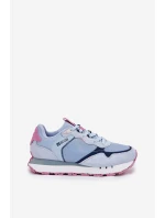 Semišové Lehká Sportovní Obuv Dámská Big Star model 21690804 HIPOLY SYSTEM Modrá - Big Star Shoes Semišové Lehká Sportovní Obuv Dámská Big Star model 21690804 HIPOLY SYSTEM Modrá - Big Star Shoes