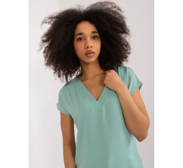 Bluzka RV BZ model 19734901 pistacjowy - FPrice Bluzka RV BZ model 19734901 pistacjowy - FPrice