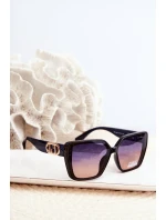 Dámské sluneční brýle s ozdobnými detaily UV400 tmavě modrá Dámské sluneční brýle s ozdobnými detaily UV400 tmavě modrá