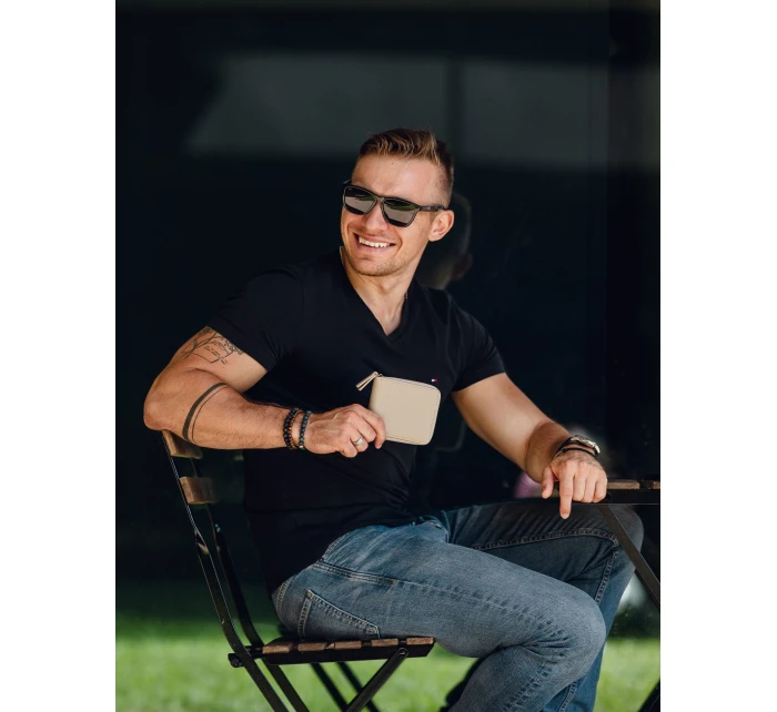 Pánská pěněženka Vuch Radaq E Beige