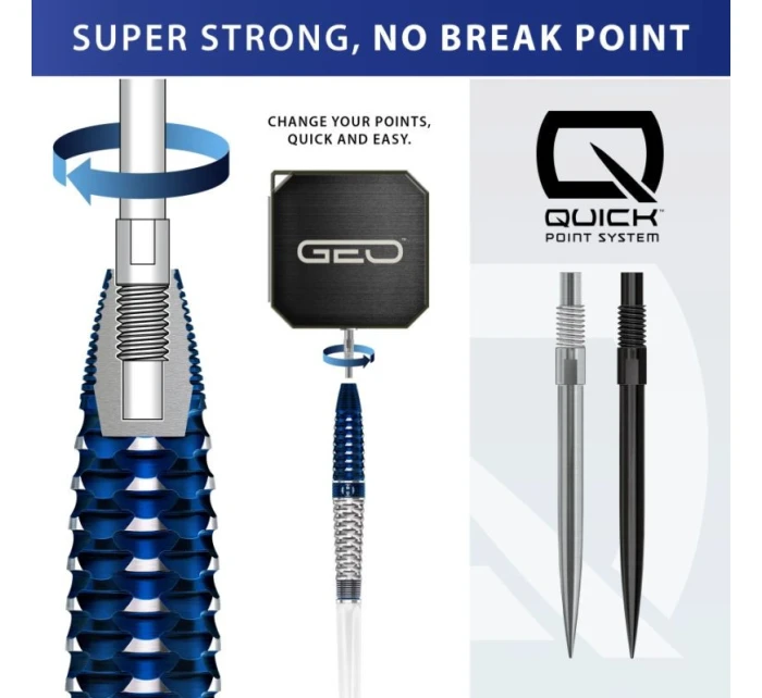 Šipky Harrows GEO 02 TORPEDO 90% steeltip Šipky Harrows GEO 02 TORPEDO 90% steeltip