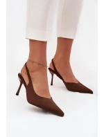Lodičky s odhalenými čokoládové model 21715413 - Boto Lodičky s odhalenými čokoládové model 21715413 - Boto