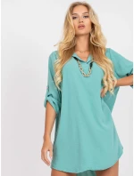 Dámské šaty volného střihu DHJ SK V2209 Mátová - FPrice