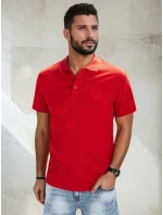 FashionStreet pánská červená polokošile PX0515