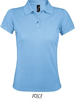 SOL'S Prime Women Dámské piqué polo z těžké bavlny 25.0573 sky blue
