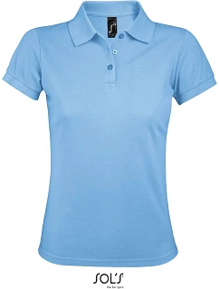 SOL'S Prime Women Dámské piqué polo z těžké bavlny model 22409530 sky blue