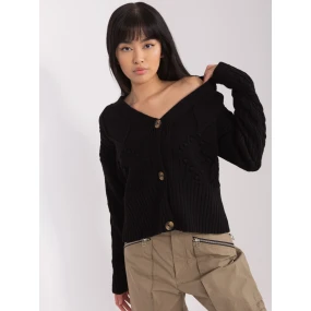 Sweter BA SW model 21736716 czarny - FPrice Sweter BA SW model 21736716 czarny - FPrice