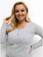 DU KN pyžamo FP 502.97 šedé DU KN pyžamo FP 502.97 šedé