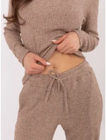 Spodnie SM SP model 21771744 ciemny bezowy - FPrice Spodnie SM SP model 21771744 ciemny bezowy - FPrice