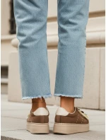 FashionStreet hnědé dámské tenisky ZY1413 FashionStreet hnědé dámské tenisky ZY1413