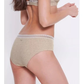 Dámské kalhotky GO Ribbed R Hipster C2P - GRAY - sv. béžové M013 - SLOGGI Dámské kalhotky GO Ribbed R Hipster C2P - GRAY - sv. béžové M013 - SLOGGI
