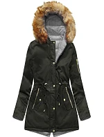 DWUSTRONNA ZIMOWA PARKA DAMSKA Z KAPTUREM model 21242265 - S'WEST DWUSTRONNA ZIMOWA PARKA DAMSKA Z KAPTUREM model 21242265 - S'WEST