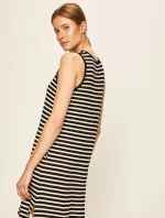 Dámská noční košile YI3322403-055 černobílá - DKNY