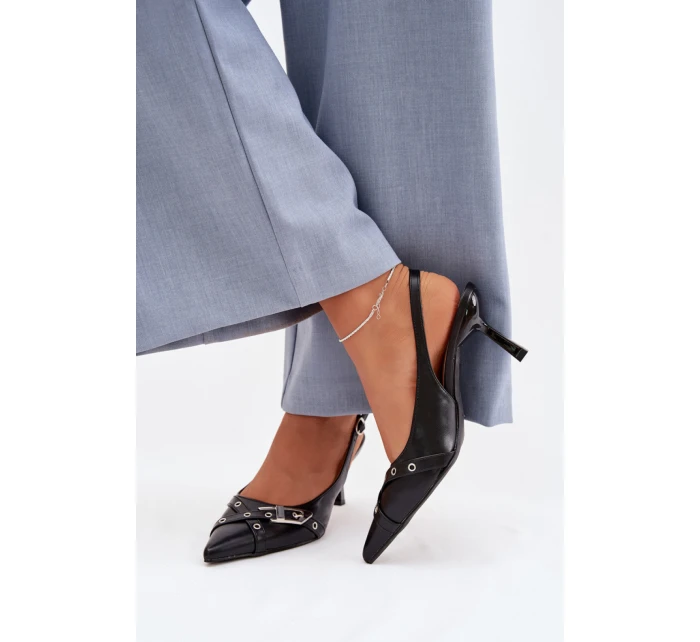 Sandály na podpatku  model 225227 Step in style