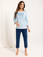 Dámské pyžamo Regina 709 v plné délce 2XL-3XL Z25/26