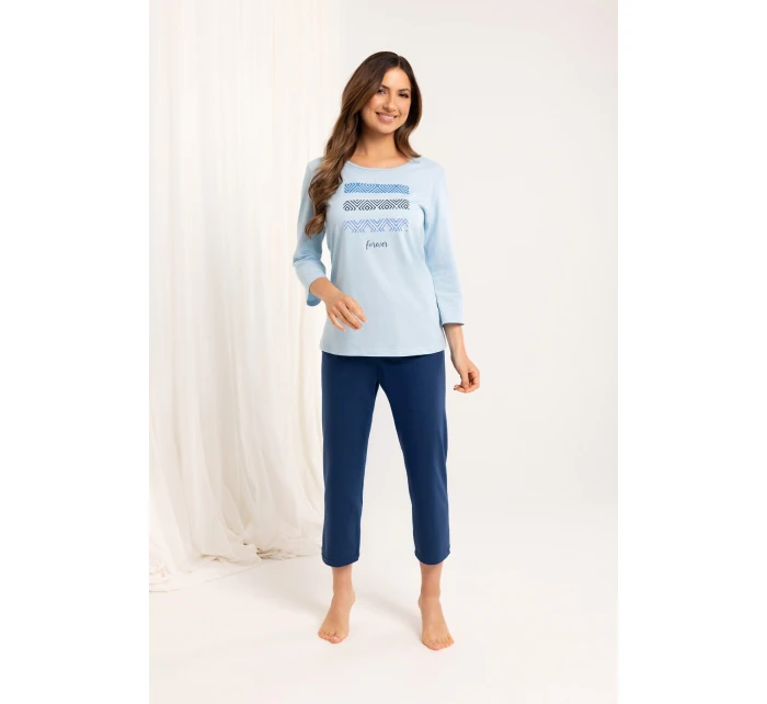 Dámské pyžamo 709 v model 21205424 délce 2XL3XL Z25/26 - Regina