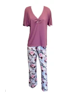 Pyžamo De Lafense 720 Finess kr/sr S-2XL Pyžamo De Lafense 720 Finess kr/sr S-2XL