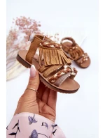 Dětské sandály na suchý zip se model 21621797 - Boto