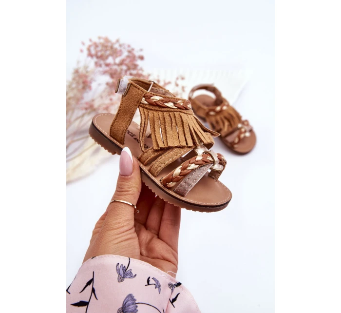 Dětské sandály na suchý zip se model 21621797 - Boto