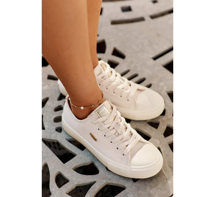 Dámské Textilní Tenisky Big Star model 21692161 Béžové - Big Star Shoes Dámské Textilní Tenisky Big Star model 21692161 Béžové - Big Star Shoes