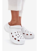 Dámské Pěnové Pantofle Na Masivní Podešvi Big Star RR274A119 Bílé Dámské Pěnové Pantofle Na Masivní Podešvi Big Star RR274A119 Bílé