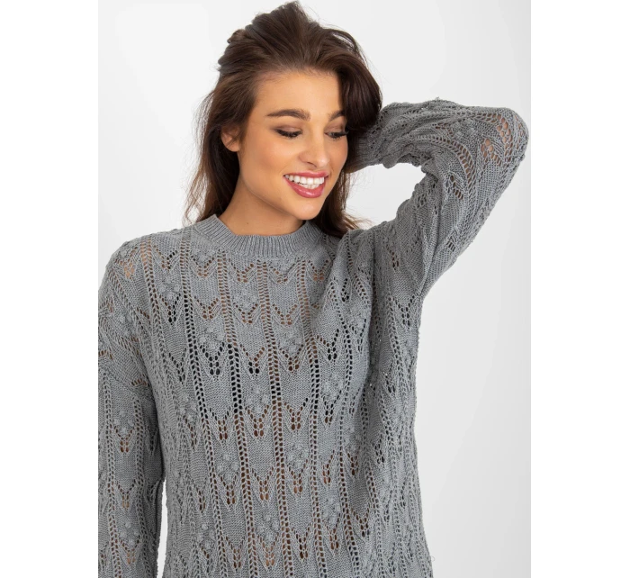 Dámský svetr BA SW 9000 .31P šedá - FPrice Dámský svetr BA SW 9000 .31P šedá - FPrice