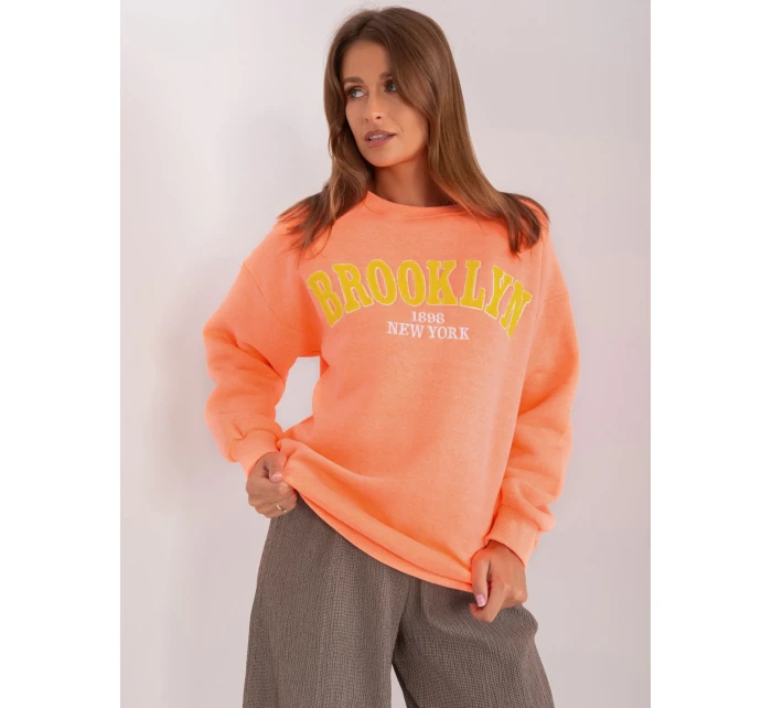 Bluza EM BL 617 model 18985214 fluo pomarańczowy - FPrice Bluza EM BL 617 model 18985214 fluo pomarańczowy - FPrice