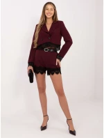 Szorty IT SN model 21799736 bordowy - FPrice Szorty IT SN model 21799736 bordowy - FPrice