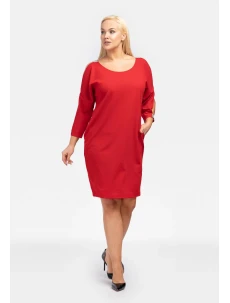 Dámské šaty U869 červené - Karko
