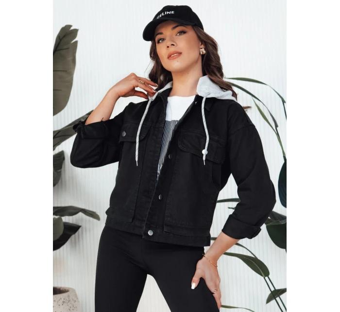 ASFA dámská džínová bunda černá FashionStreet TY4316 ASFA dámská džínová bunda černá FashionStreet TY4316