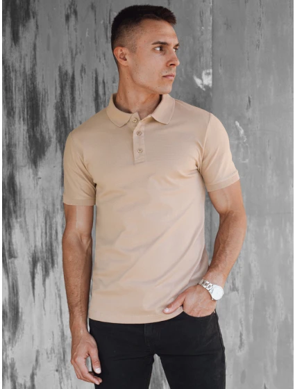 FashionStreet pánská béžová polokošile PX0600