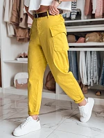 Dámské cargo kalhoty GOTRENDI hořčicové FashionStreet UY2527
