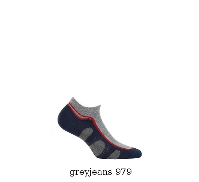 Pánské kotníkové ponožky Wola Sportive W91.1N3 Ag+ vzor Pánské kotníkové ponožky Wola Sportive W91.1N3 Ag+ vzor