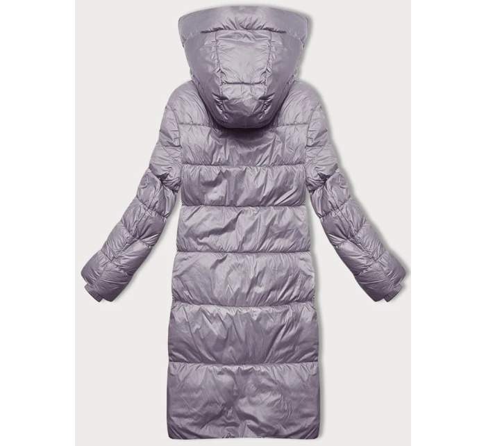 Dámská zimní bunda ve vřesové barvě s kapucí model 21247507 - Glakate