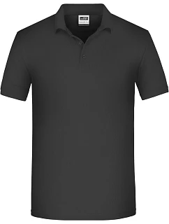 JN Pánské pracovní bio piqué polo 02.0 black model 22414326 - Daiber