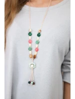 Halenka s náhrdelníkem šedý