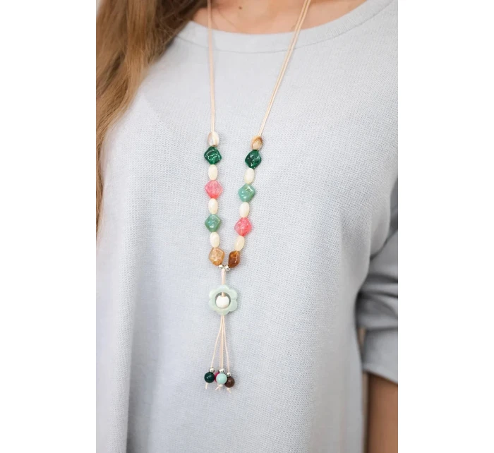 Halenka s náhrdelníkem šedý