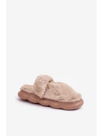 Pantofle S Tmavě Béžové model 21681715 - Boto Pantofle S Tmavě Béžové model 21681715 - Boto